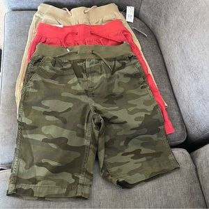 Gap Kids Pull-On Shorts, lot of 3, large